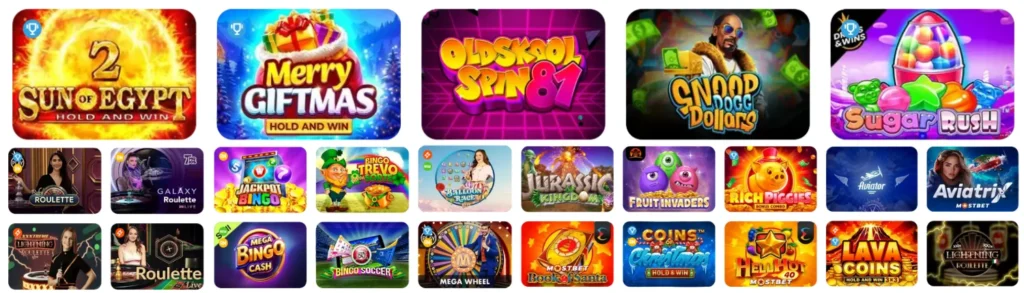 Mostbet Casino hry